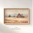 Rustic Ranch Home Ideas Red Barn Farmhouse Rustic Vol 1 Wall Art, Montana Landscape, Ranch, Old ...