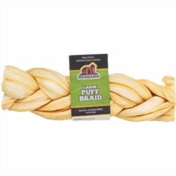 Red Barn RedBarn Puff Braid Chew Bone - Pack of 6 Bulk Value Case