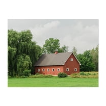 Red Barn, Shelburne - Shelburne Vermont Photography Unframed Wall Art Print 5 x 7 inches