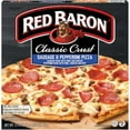 thumbnail image 1 of Red Baron Classic Sausage and Pepperoni Crust Pizza, 21.95 Ounce -- 16 per case, 1 of 14