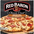 thumbnail image 1 of Red Baron Four Meat Classic Crust Frozen Pizza, 21.95 oz, 1 of 14