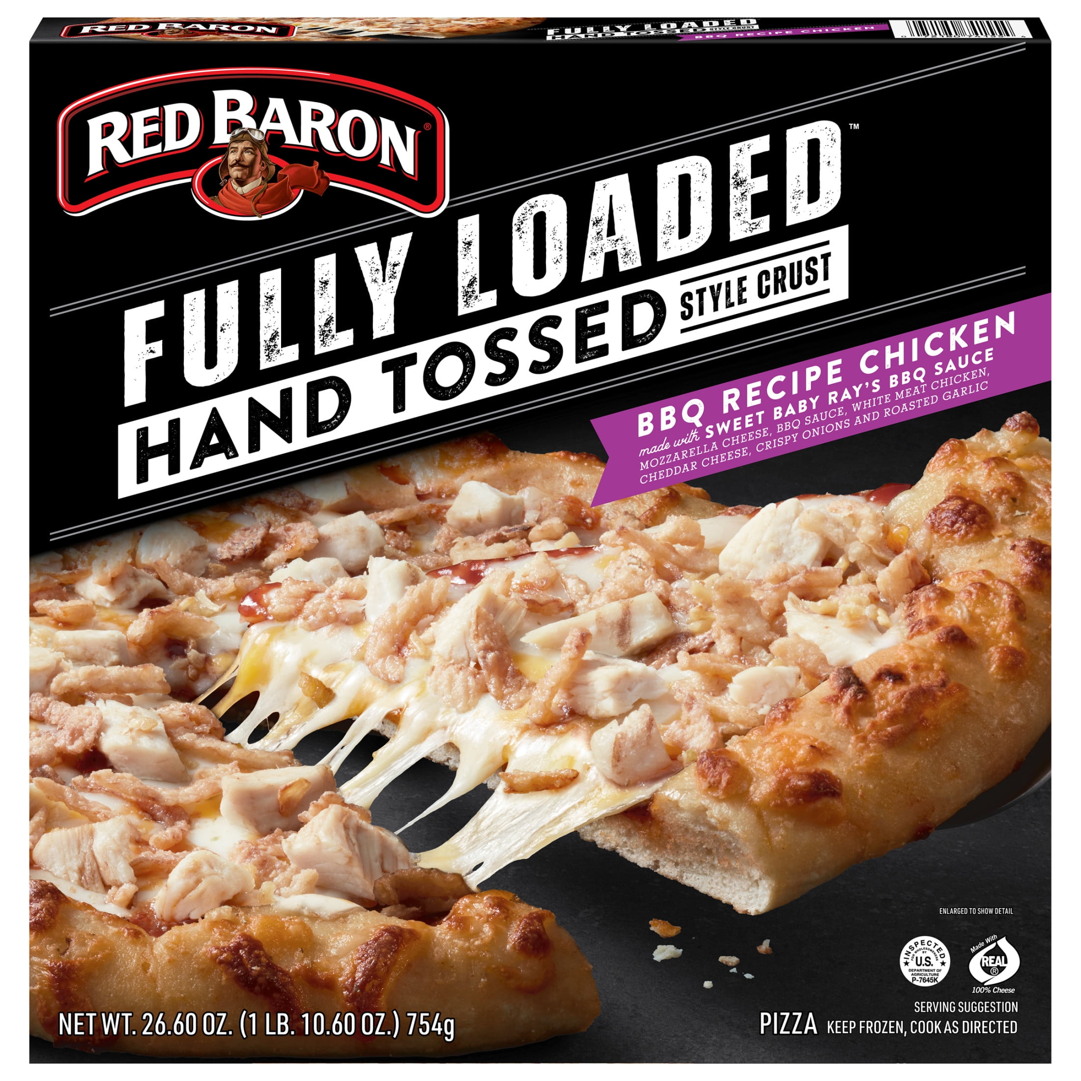 Red Baron Frozen Pizza Fully Loaded Hand TossedStyle BBQ Recipe
