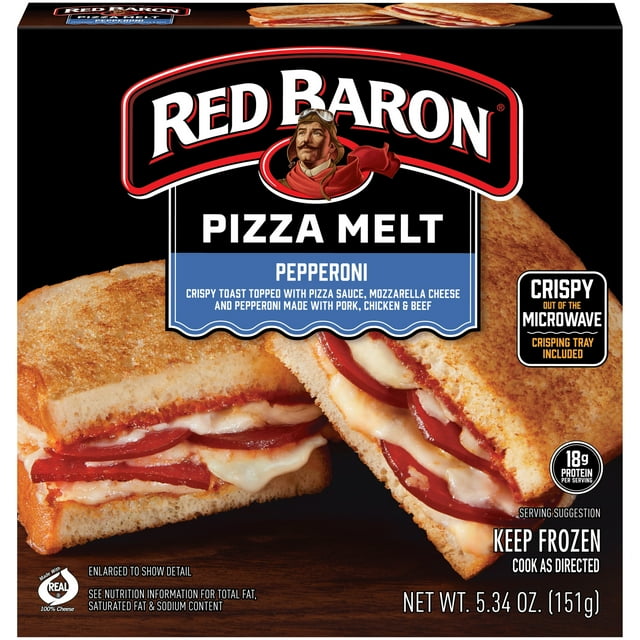 Red Baron Frozen Pizza Pizza Melt Pepperoni, 5.34 oz