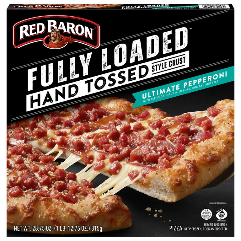 Red Baron Fully Loaded Pepperoni Hand Tossed Crust Frozen Pizza