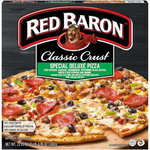 Red Baron Special Deluxe Classic Crust Pizza, 22.95 Ounce -- 16 per Case.