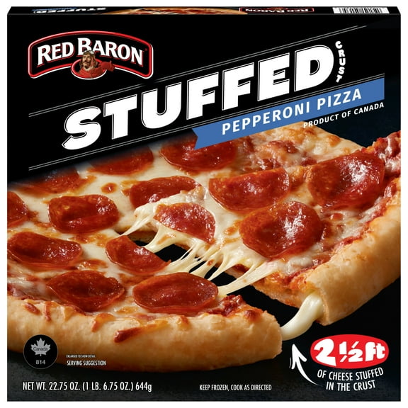 Red Baron Pepperoni Stuffed Crust Frozen Pizza, 22.75 oz