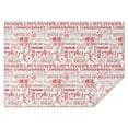 thumbnail image 1 of Red Baseball Terms Pattern Rectangle Tablecloth 60"x84",Waterproof Polyester Rectangle Table Cloth, Wipeable Spillproof Polyester Tablecloth for Dining, Camping, Indoor and Outdoor, 1 of 5