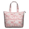 thumbnail image 1 of Red Baseball Terms Pattern Travel Tote Bags for Women Carry On,Large Weekender Bags for Women Travel,Multi Functional Duffle Bag for Work,Shopping,Sports, 1 of 5