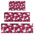 thumbnail image 1 of Red Baseballs and Stars Pattern Kitchen Rugs Sets Of 3,Kitchen Runner Rugs Non Skid Washable,Decorative Kitchen Floor Mats for Kitchen,Sink,Laundry,17"x30"+ 17"x47" + 17"x59", 1 of 6