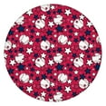 thumbnail image 1 of Red Baseballs and Stars Pattern Round Fitted Tablecloth with Elastic Edge,Dining Table Cover Waterproof,Outdoor Round Tablecloth for Camping,Dining,Indoor and Outdoor, 1 of 7