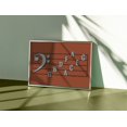 Red Bass Clef Note Names Wall Art Print, Music Education Classroom ...