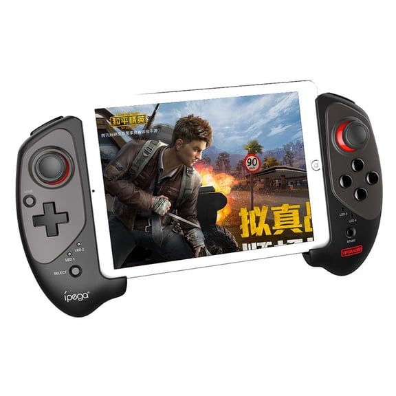 Red Bat Upgraded Direct-Connect Stretch Bluetooth Game Controller - Plug-and-Play for Android/iOS Phones, Anti-Slip Mobile Gaming Pad for Battle Royale & MOBA Games
