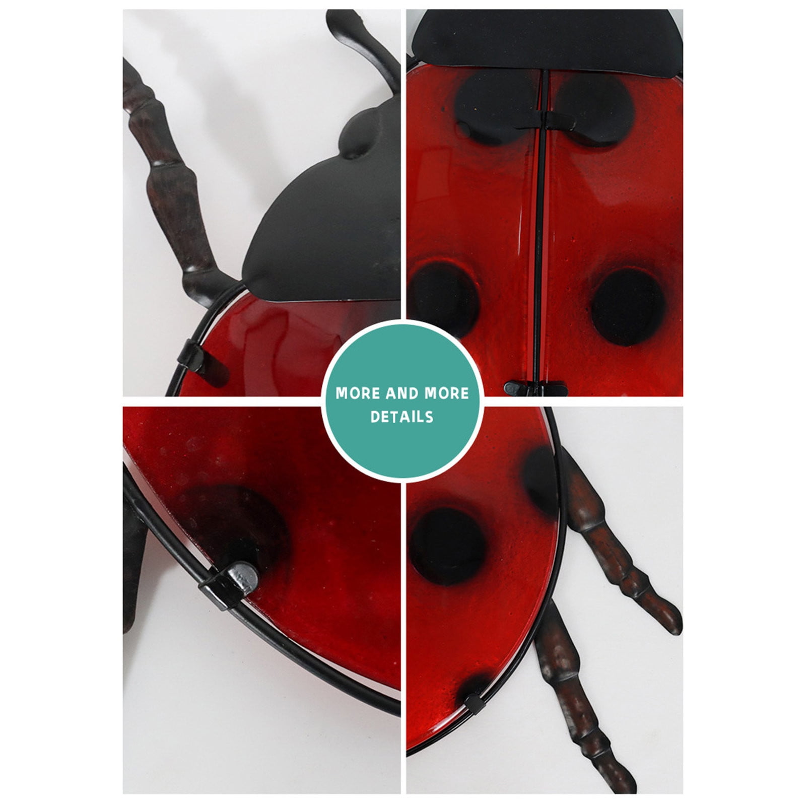 Red Beetle Gardening Decor Interior Exterior Wall Decor - Walmart.com