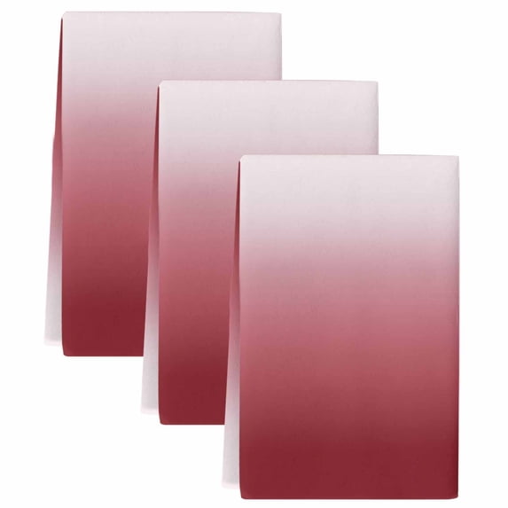 Red Beige Ombre Kitchen Towels Set of 3, Abstract Modern Art Gradient Soft Microfiber Dish Towels, Absorbent Quick-Dry Washable Dishcloths for Kitchen Cleaning, Drying Dishes, 18x28 Inches