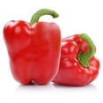 thumbnail image 1 of Red Bell Pepper |  Two Live Garden Plants | Non-GMO, Sweet, Early Producer, 1 of 10