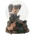 thumbnail image 1 of Red Bellied Eagle Owls 100MM Musical Water Globe Plays Tune Wonderful World, 1 of 3