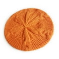 thumbnail image 1 of Red Beret Hats for Women Under $5, Baberdicy Women'S Knit Beanie Soft Warm Slouchy Hat for Cold Weather Daily Wear Orange Universal Size, 1 of 1
