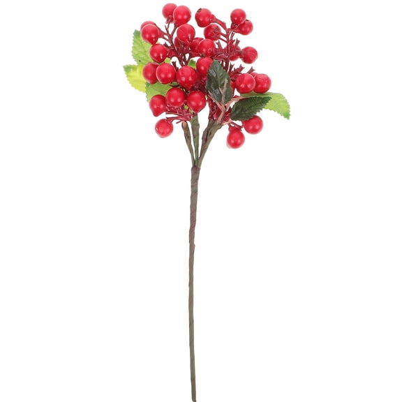 Red Berry Christmas Picks for DIY Tree Wreath Garland