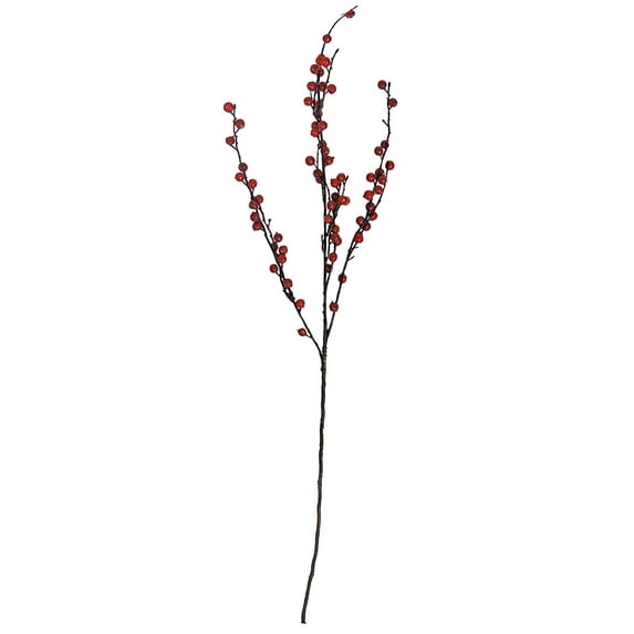 Red Berry Spray: 7 X 17.75 Inches 35 Tips