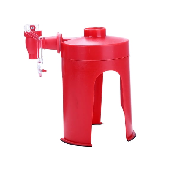 Red Beverage Dispenser Drink Dispenser Machine for Carbonated Drinks Parties Weddings Buffets Easy Clean, 1Pcs
