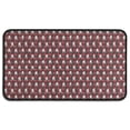 thumbnail image 1 of Red Bigfoot and Heart Pattern Door Rugs,Washable Non Slip Door Mats Indoor,Decorative Door Mats,Entry Mat Indoor for Entrance,Bedroom,Kitchen,Bathroom,30"x17", 1 of 6