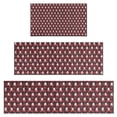 thumbnail image 1 of Red Bigfoot and Heart Pattern Kitchen Rugs Sets Of 3,Kitchen Runner Rugs Non Skid Washable,Decorative Kitchen Floor Mats for Kitchen,Sink,Laundry,17"x30"+ 17"x47" + 17"x59", 1 of 6