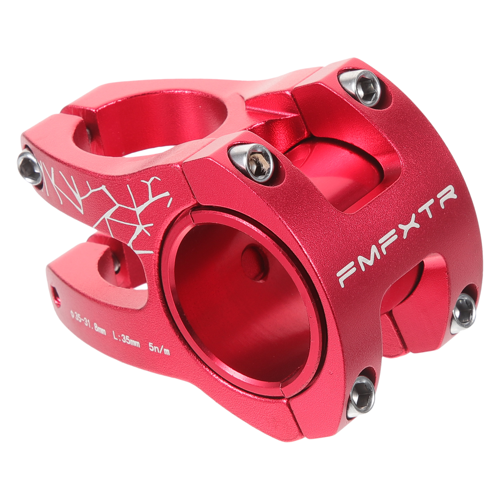 Red Bikes Raised Handlebars for Stem Riser Aluminum Alloy