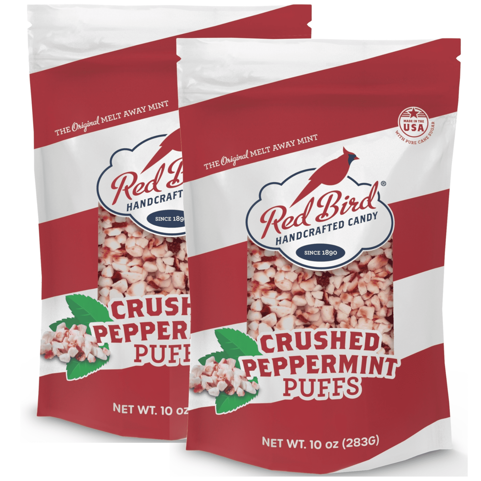 Java Mint Puffs Red Bird, Soft Crushed Peppermint Puffs, 10 oz, 2 Pack - Walmart.com