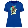 thumbnail image 1 of Red Bird With Splash Paint T-Shirt Women -Image by Shutterstock, Female Medium, 1 of 2