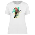 thumbnail image 1 of Red Bird With Splash Paint T-Shirt Women -Image by Shutterstock, Female Small, 1 of 2