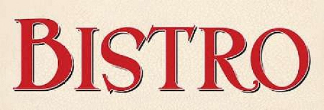 Red Bistro Canvas Art - N Harbick (12 x 36)