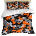 thumbnail image 1 of Red Black Bedding 3 Piece Duvet Cover Set Full Size, Modern Grey Boho Bohemian Stained Tie Dye Soft Microfiber Comforter Cover with Zipper Closure & Pillowcases, Wrinkle & FadeResistant Quilt Cover, 1 of 9