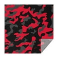 thumbnail image 1 of Red Black Camo Classic Pattern Square Tablecloth,Waterproof Square Table Cover,Wipeable Spillproof Washable Table Cover for Home Kitchen Party Decor 52"x52"(132x132cm), 1 of 6
