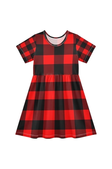 red and black dress short Rihoas A Line Boat Neck Mini Dress Sleeveless for Cocktail Party, Summer Events, Date Night, Black / S