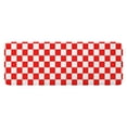 thumbnail image 1 of Red and Black Checkered Pattern Kitchen Rug Mat,Kitchen Runner Rugs Non Skid Washable,Decorative Kitchen Floor Mats for Kitchen,Sink,Laundry,17"x47.2", 1 of 7