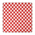 thumbnail image 1 of Red and Black Checkered Pattern Square Fitted Tablecloth with Elastic Edge,Square Table Cover,Washable Elastic Table Cover for Home Kitchen Party Decor 34"x34", 1 of 6