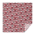 thumbnail image 1 of Red and Black Christmas Love Pattern Square Tablecloth,Waterproof Square Table Cover,Wipeable Spillproof Washable Table Cover for Home Kitchen Party Decor 60"x60"(152x152cm), 1 of 6