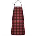 thumbnail image 1 of Red and Black Christmas Plaid Pattern Apron-Garden Aprons for Women with Pockets-Cotton Linen Waterproof Kitchen Cooking Gardening Aprons Adjustable for Kitchen,Cooking,BBQ and Salon 33"x27", 1 of 7