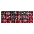 thumbnail image 1 of Red and Black Christmas Snowflake Pattern Kitchen Rug Mat,Kitchen Runner Rugs Non Skid Washable,Decorative Kitchen Floor Mats for Kitchen,Sink,Laundry,17"X47", 1 of 5