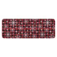 thumbnail image 1 of Red and Black Christmas Snowflake Pattern Kitchen Rug Mat,Kitchen Runner Rugs Non Skid Washable,Decorative Kitchen Floor Mats for Kitchen,Sink,Laundry,17"x47.2", 1 of 7