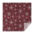 thumbnail image 1 of Red and Black Christmas Snowflake Pattern Square Tablecloth,Waterproof Square Table Cover,Wipeable Spillproof Washable Table Cover for Home Kitchen Party Decor 60"x60"(152x152cm), 1 of 6