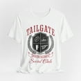 thumbnail image 1 of Red/Black Cute Varsity Style Tailgate Gameday Football Unisex Shirt, 1 of 11