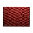 thumbnail image 1 of Red Black Dots Fabric Dish Drying Mat XL for Kitchen Counter Microfiber Absorbent Leaves Dish Draining Mat Reusable Washable Large 18"x24", 1 of 5