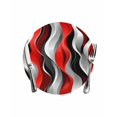 thumbnail image 1 of Red Black Grey Round Placemats for Dinning Tables,Heat-proof Braided Table Mats 13 Inch,Geometric Moire Artwork Modern Abstract Washable Place Mat for Kitchen Restaurant Party Decor Table Setting, 1 of 9