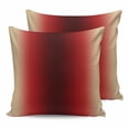 thumbnail image 1 of Red Black Khaki Ombre 24x24 Pillow Covers Set of 2, Modern Abstract Art Gradient Throw Pillow Covers Decorative Couch Cushion Case, Microfiber Square Pillowcases for Bedroom Car Living Room, 1 of 7