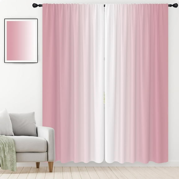 Red and Black Kitchen Curtains 52x84 Inch Ombre Burgundy Grey Gradient Gothic Goth Cool Mens Dark Spooky Design Rod Pocket Short Tiers for Cafe Window Drapes Treatment Fabric 2 Panels