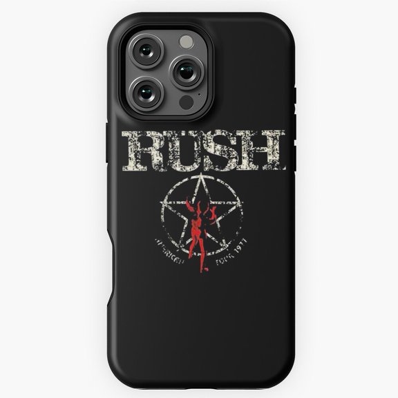 Red Black Logo Essential Graphic Phone Case for iPhone 16 15 14 13 12 11 Pro Max