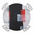 thumbnail image 1 of Red Black Modern Round Tablecloth for 36-44 Inch Tables,Fitted Table Cover with Elastic Edge,Abstract Oil Painting Geometric Artwork Waterproof Outdoor Table Cloth Protector for Patio Garden Dinner, 1 of 9