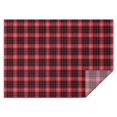 thumbnail image 1 of Red and Black Plaid Pattern Rectangle Tablecloth 60"x84",Waterproof Polyester Rectangle Table Cloth, Wipeable Spillproof Polyester Tablecloth for Dining, Camping, Indoor and Outdoor, 1 of 5