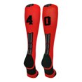 thumbnail image 1 of Red/Black Player Id Over the Calf Number Socks (#40, Large), 1 of 2